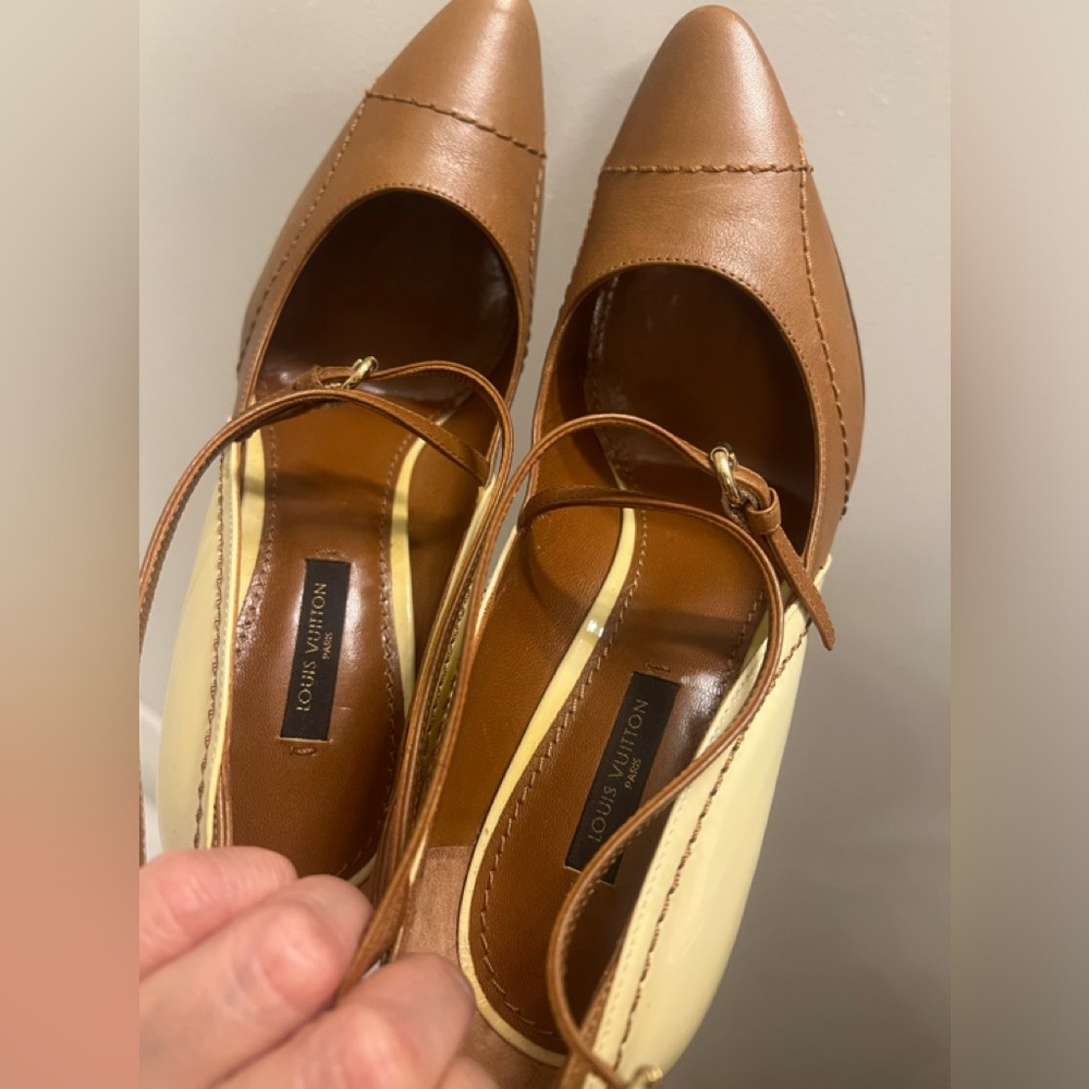 Louis Vuitton tri-color high heels in size 36👀☝️❤️‍🔥Authentic!👍